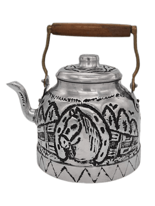 Tetera Tallada Diseño Caballo 1 Lts