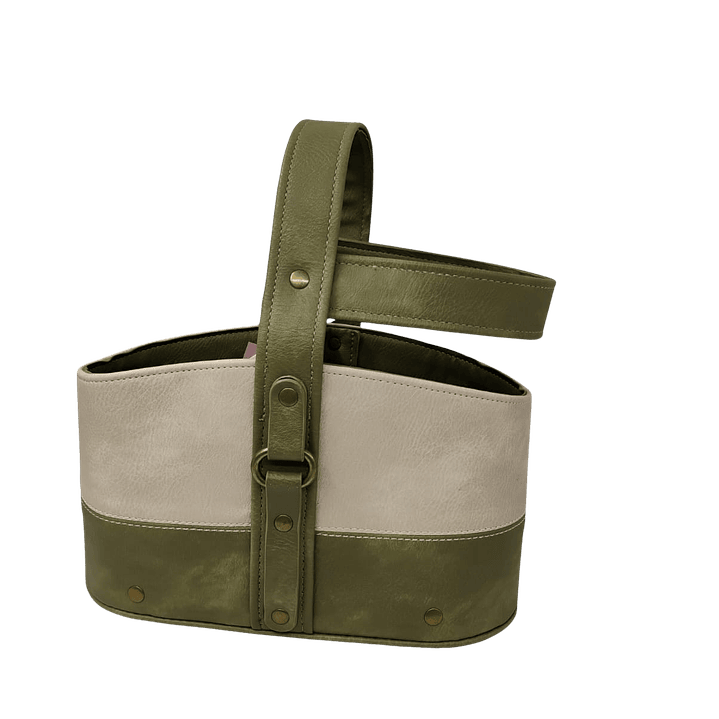 Canasto Matero Cuero Uruguayo 1