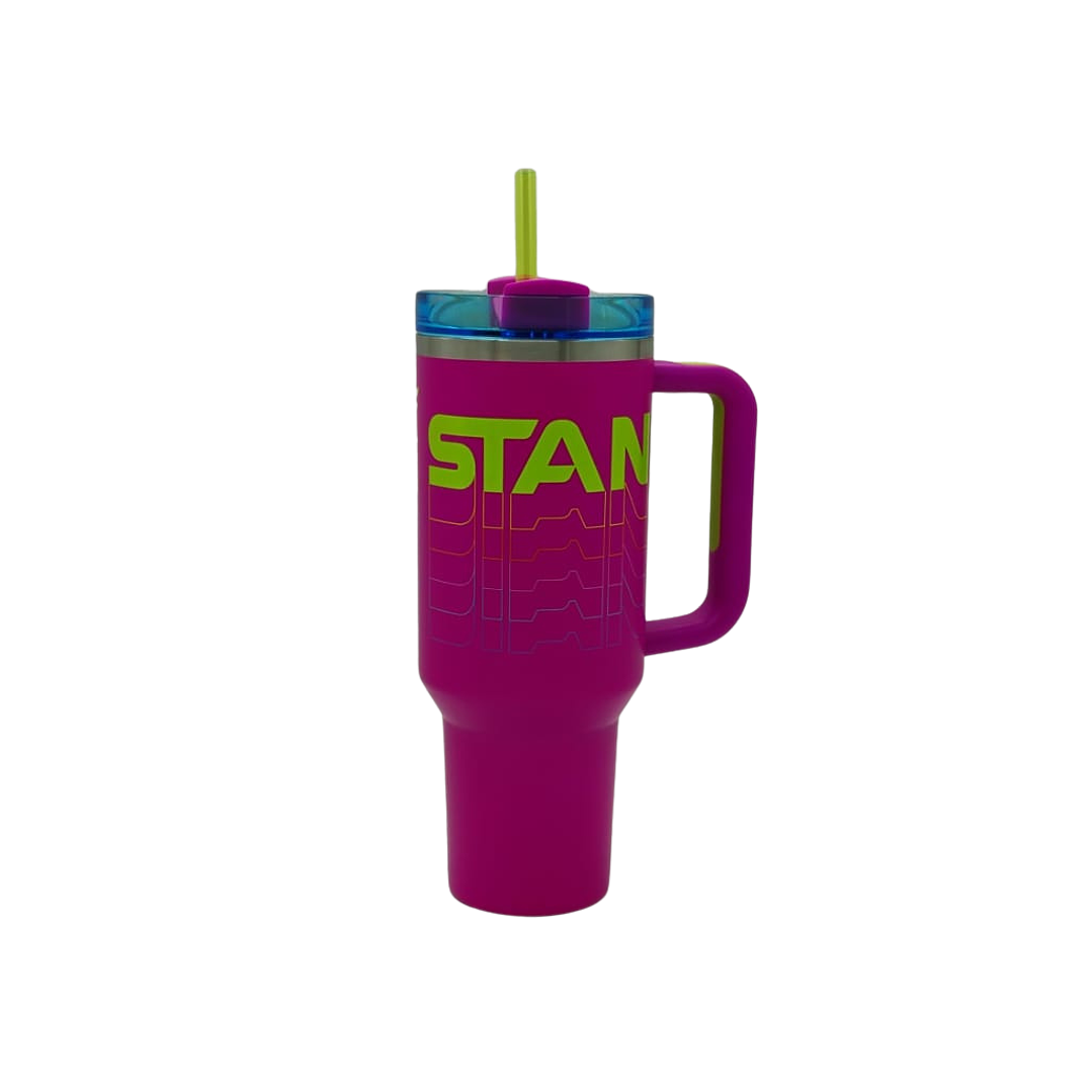 Termo Stanley H2.0 Flowstate Tumblr 1.18 Litros Rosado/Verde 1