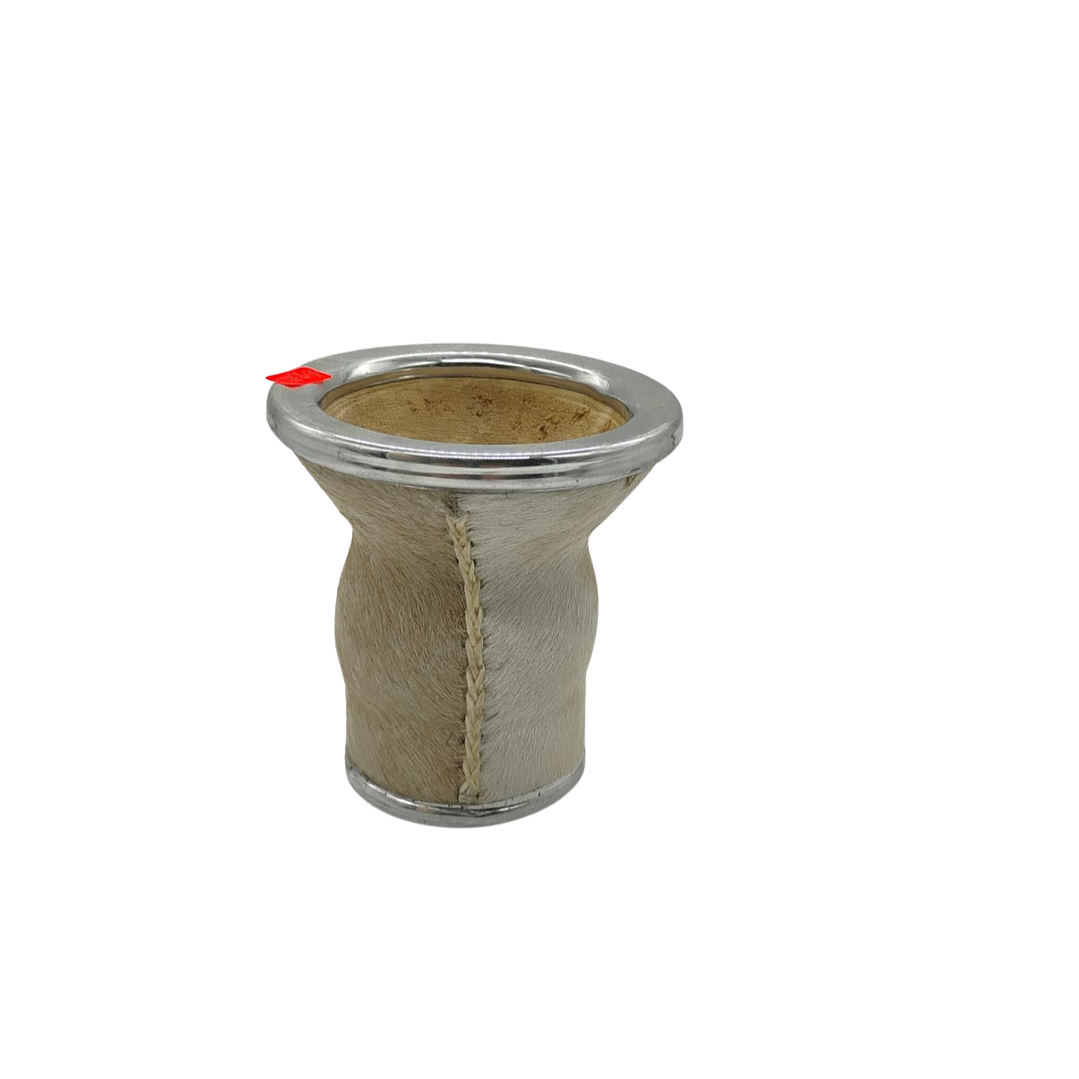 Mate Calabaza Con Aplicaciones Cuero 1