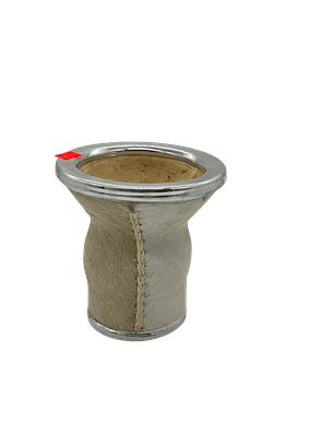 Mate Calabaza Con Aplicaciones Cuero