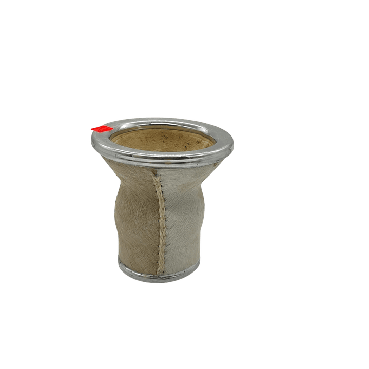 Mate Calabaza Con Aplicaciones Cuero 1