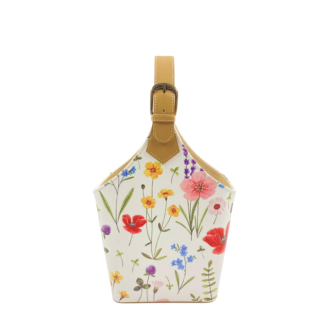 Bolso matero lincoln's estampado campestre blanco 1