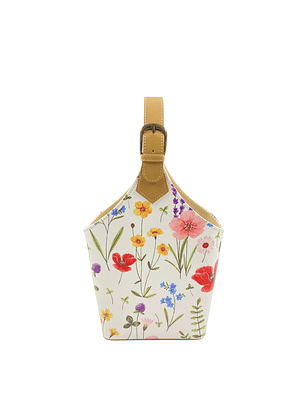 Bolso matero lincoln's estampado campestre blanco