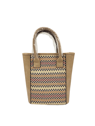 Cartera Matera Lincoln's Crudo Tejido colores otoñales 