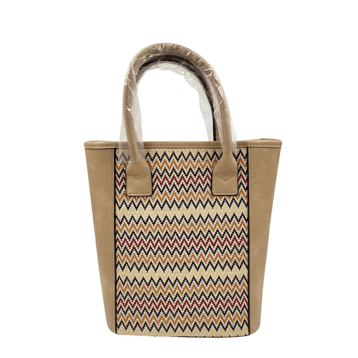 Cartera Matera Lincoln's Crudo Tejido colores otoñales  1