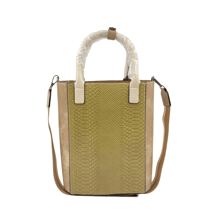 Cartera Matera Lincoln's Beige y Oliva  1
