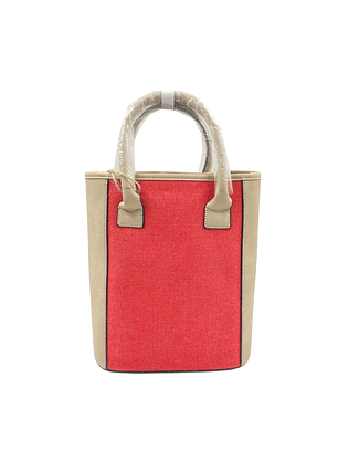 Cartera Matera Lincoln's Crudo y Rojo