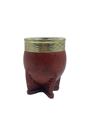 Calabaza Imperial Cuero Liso y Virola Azteca