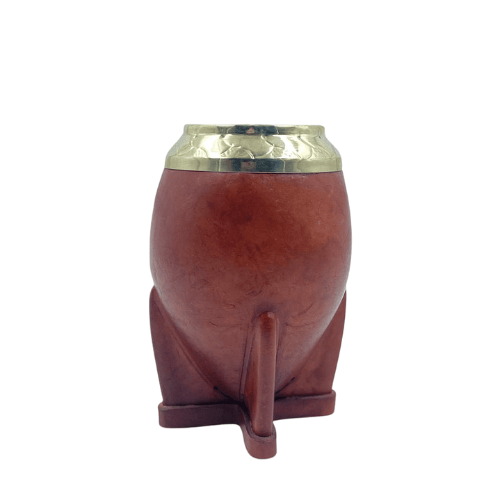 Calabaza Torpedo Café con Virola Alpaca 1