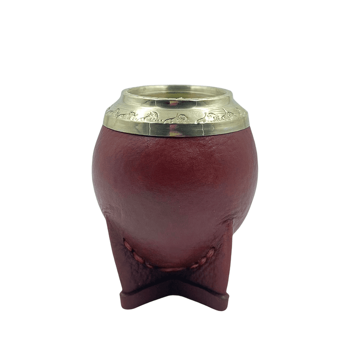 Calabaza Torpedo Café con Virola Alpaca 1