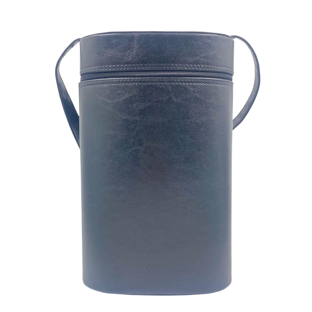 Bolso Matero Cuero Negro Matebom 1