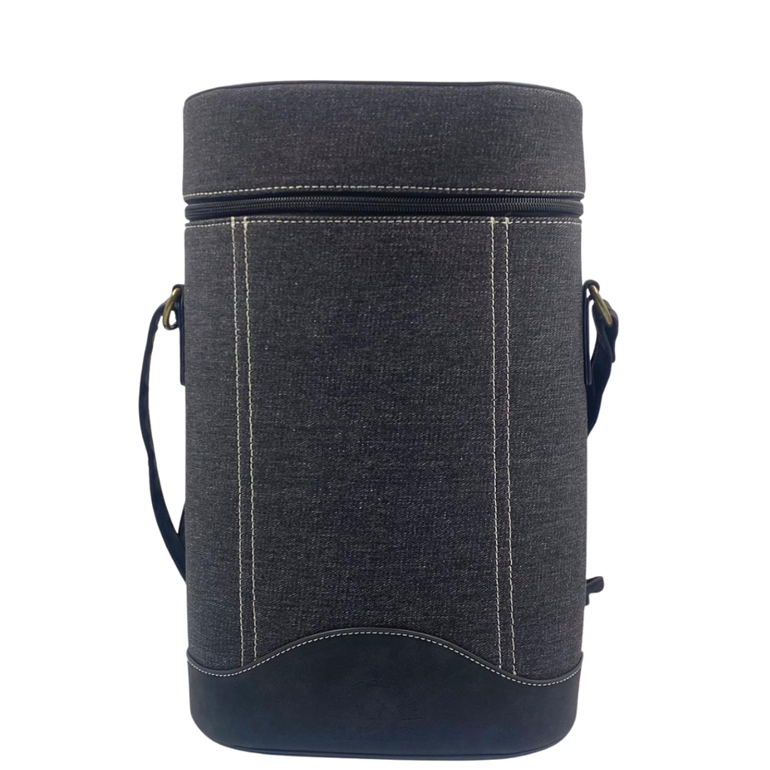 Bolso Matero Cuero y Tela Gris Outdoor Collection Lincolns's  1