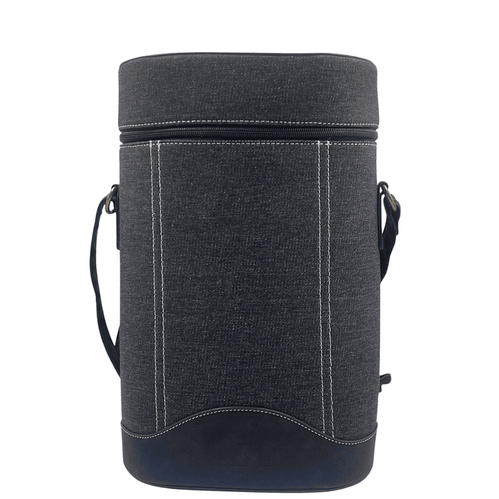 Bolso Matero Cuero y Tela Gris Outdoor Collection Lincolns's  1