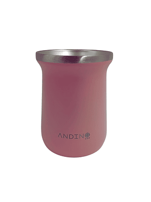 Mate andino rosado Acero inoxidable
