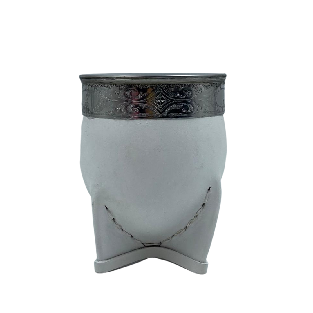 Mate Imperial Blanco de Acero Inoxidable 1