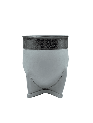 Mate Imperial Blanco de Acero Inoxidable