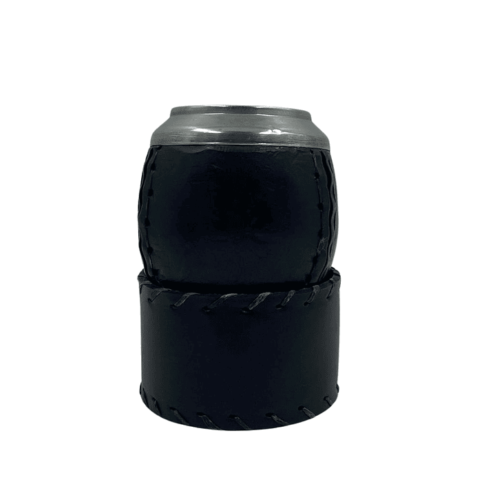 Mate acero torpedo negro con base negro 1