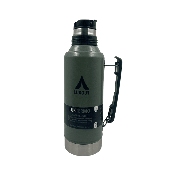 Kit Termo Mate Flow 1200 mL y Mate 170 mL Army No 2