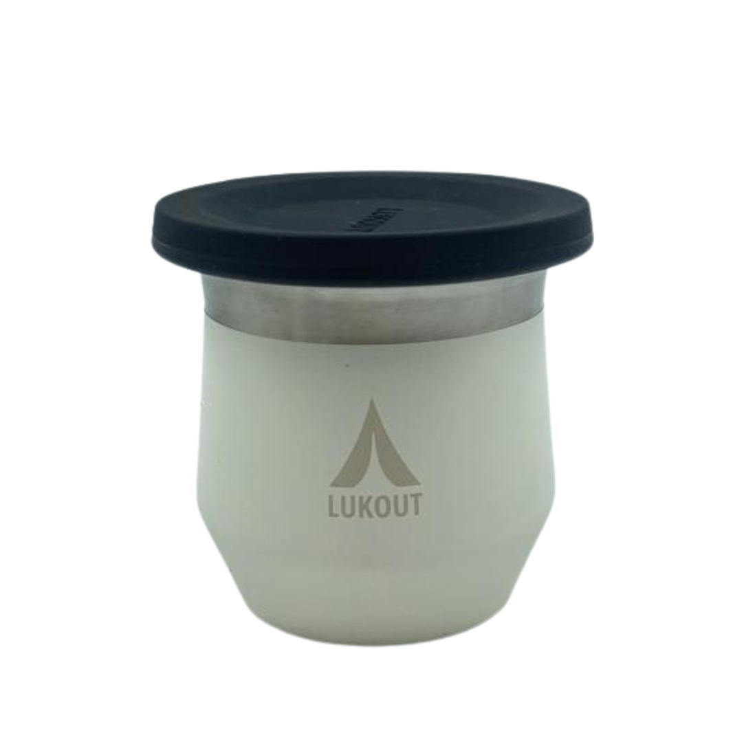 Kit Termo Mate Flow 1200 mL y Mate 170 mL Bone 6