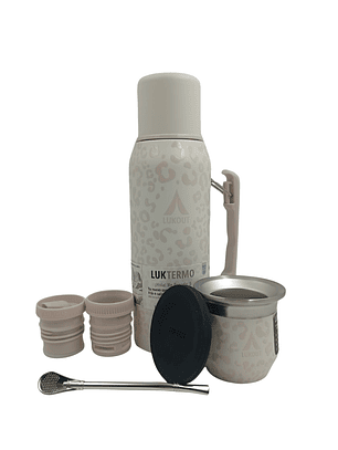 Kit Termo Handle 1000 mL y Mate 170 mL Animal Cream