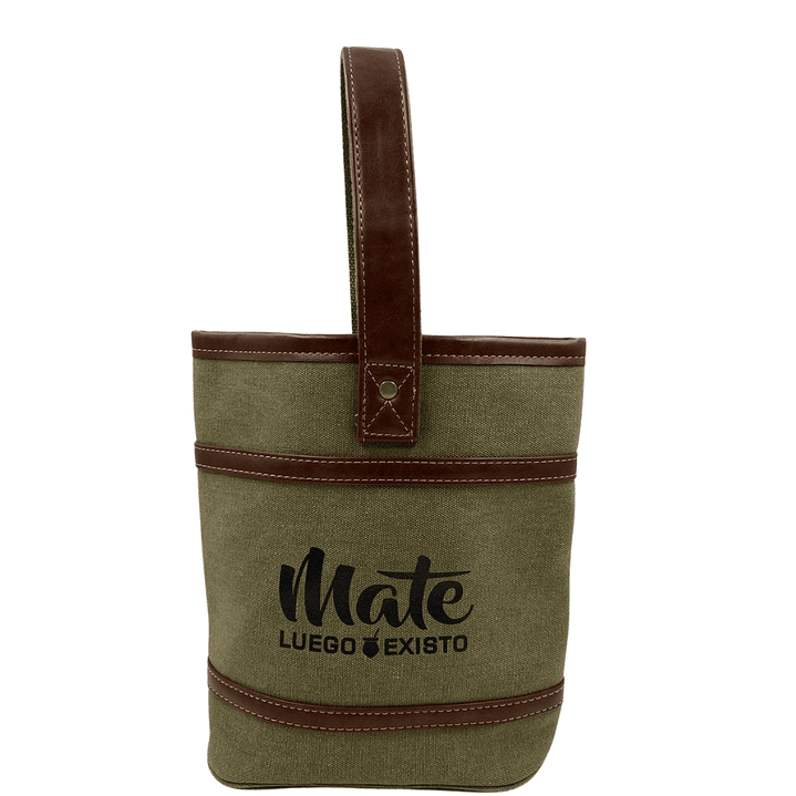 Posa termo y mate canvas verde olivo 1