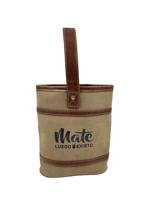 Posa termo y mate canvas tostado beige