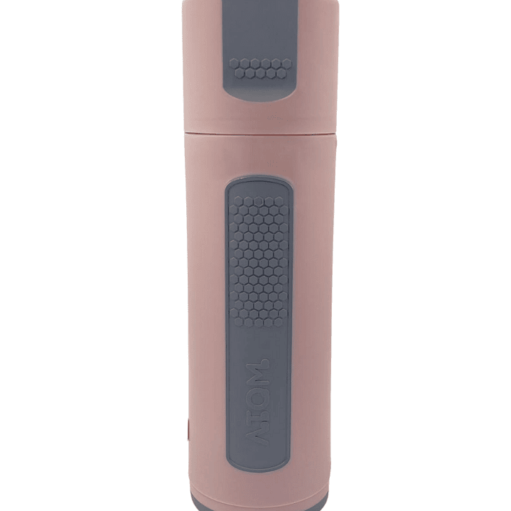 Termo titanium de vidrio 1L rosado vidrio 1