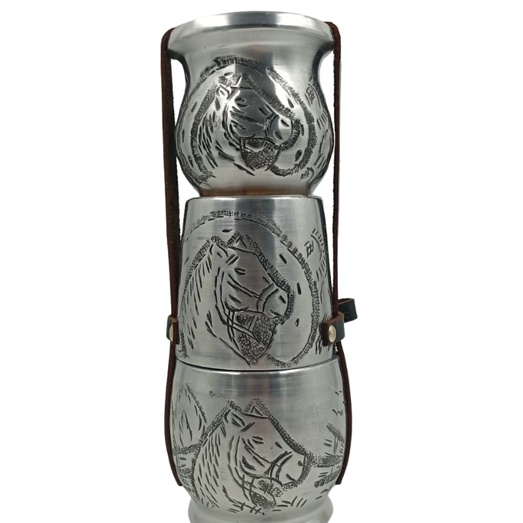 Set Cincelado y Madera Diseño caballo 1