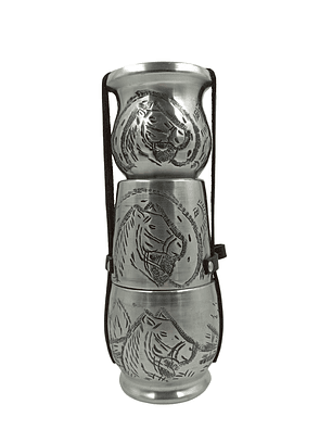 Set Cincelado y Madera Diseño caballo