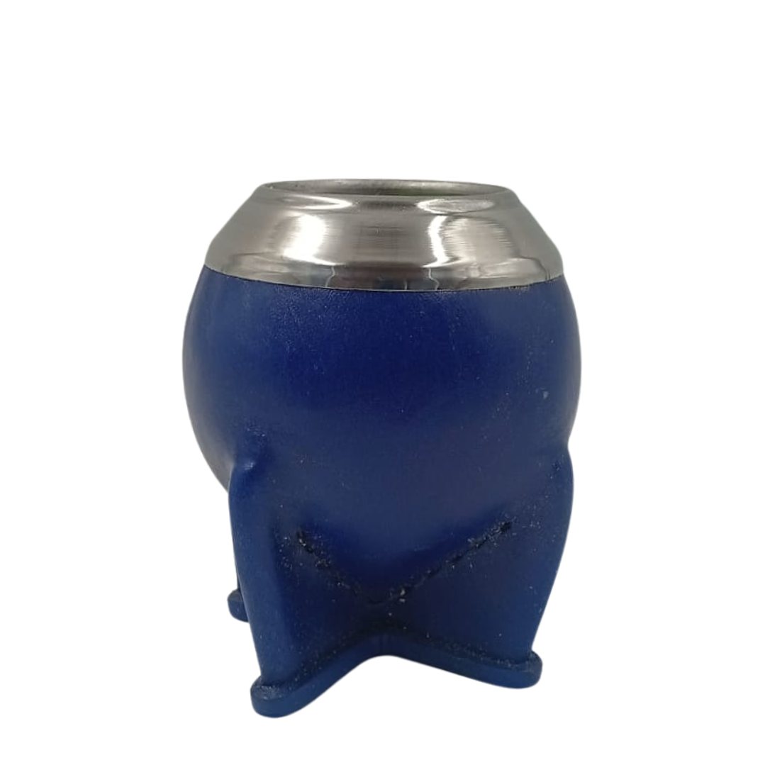 Calabaza Torpedo Cuero Azul  1