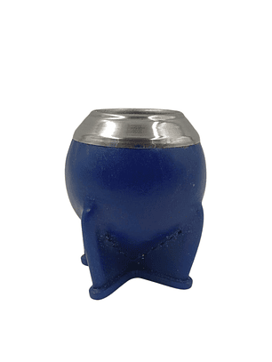 Calabaza Torpedo Cuero Azul 