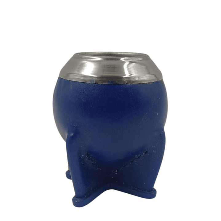 Calabaza Torpedo Cuero Azul  1