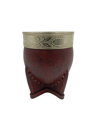 Mate Imperial de Calabaza y Cuero Marrón