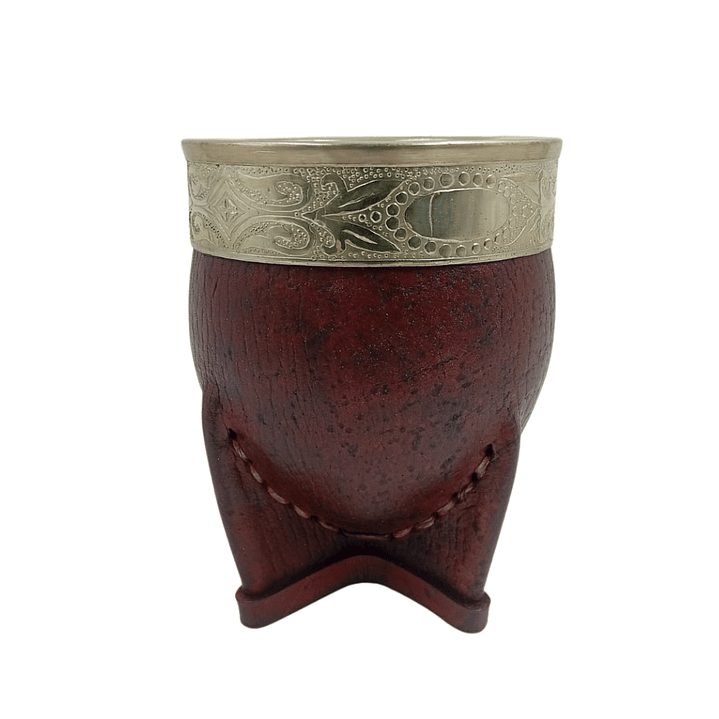 Mate Imperial de Calabaza y Cuero Marrón 1