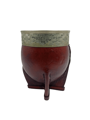 Mate Imperial de Calabaza y Cuero Marrón