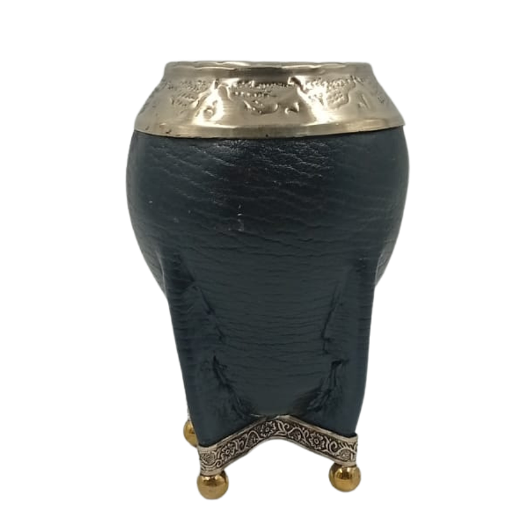 Mate Torpedo Imperial Negro con Aplicaciones de Alpaca 1