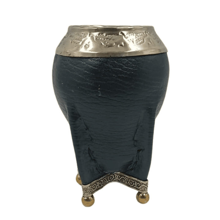 Mate Torpedo Imperial Negro con Aplicaciones de Alpaca 1