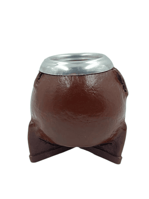 Mate Torpedo Cuero Café 