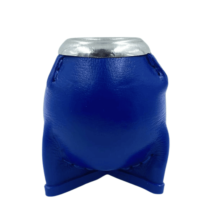 Mate de Calabaza Torpedo con Cuero Azul  1