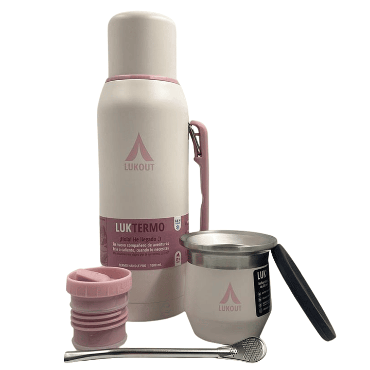 Kit Termo Handle 1000 mL y mate de 170 mL Velia  1