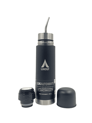 Termo Autocebante 500 mL Negro 
