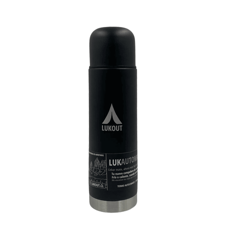Termo Autocebante 500 mL Negro  2
