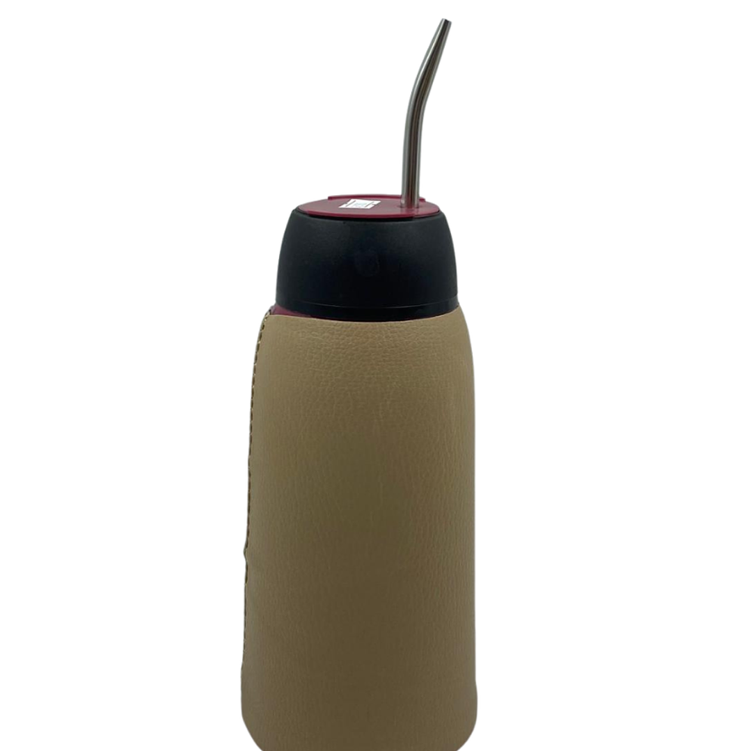 Mate de autocebado rojo forrado beige beige 1