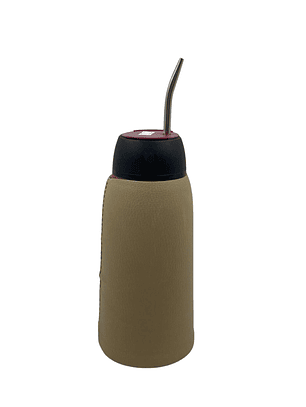 Mate de autocebado rojo forrado beige beige