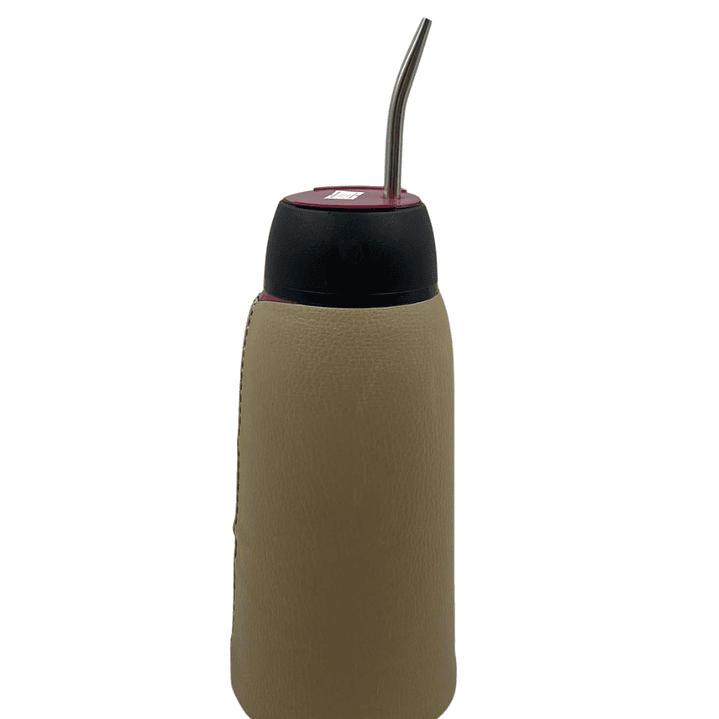 Mate de autocebado rojo forrado beige beige 1