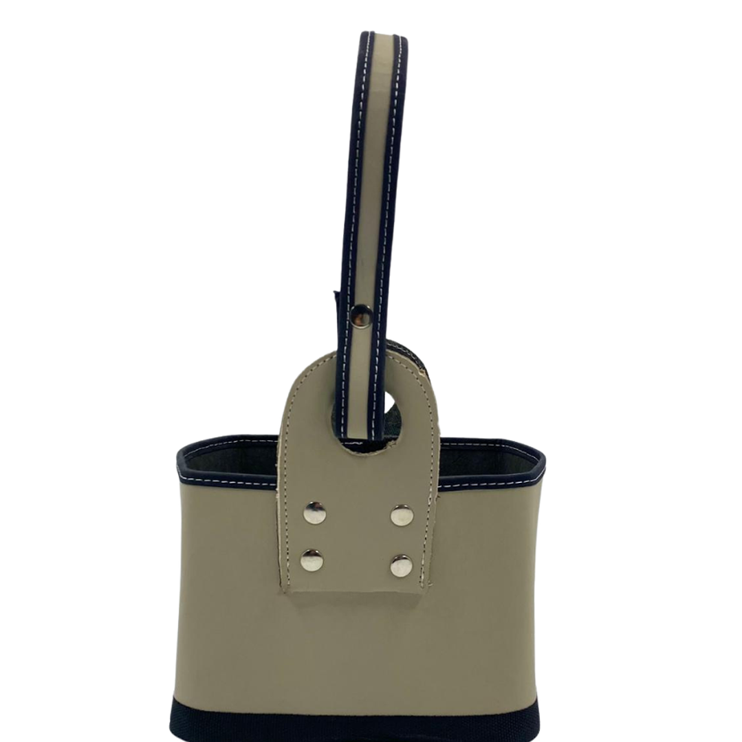 Cesta Matera de Cuerina Beige 1