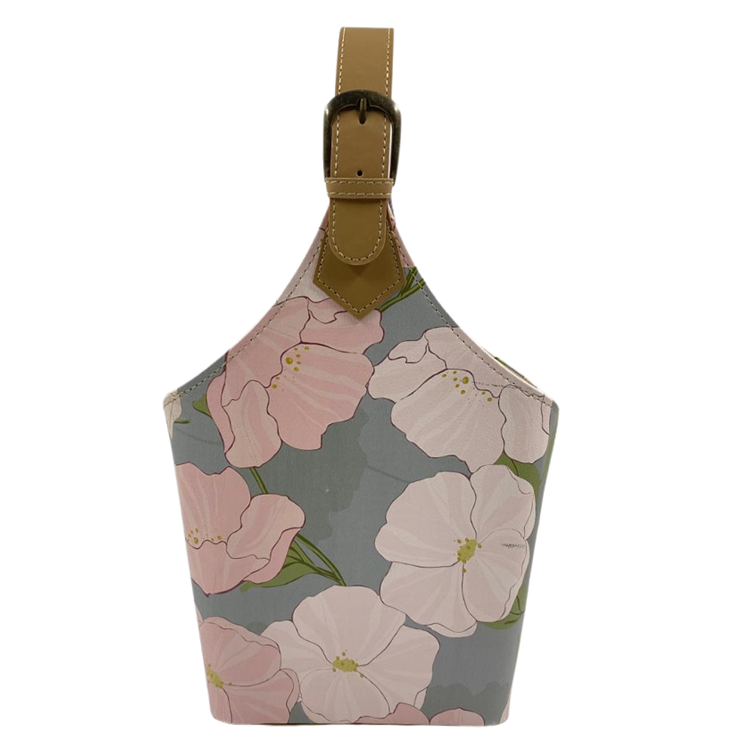 Canasto Matero Lincoln's diseño hojas de seda 1