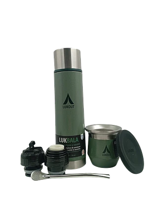 Kit Termo Bala 750 mL Lockout  Mate 170 mL Army
