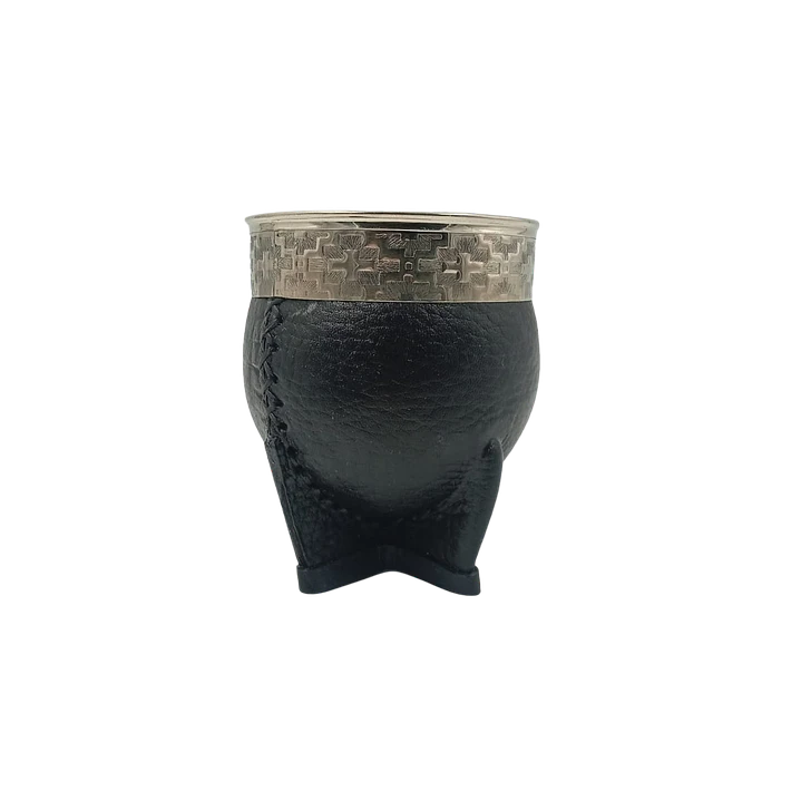Mate Imperial de calabaza cuero color negro 1